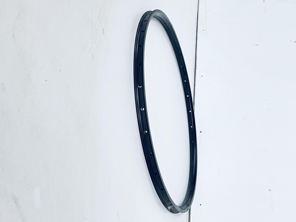 Обод неспицеваный 27,5 двойной 32H без рисок черный, код 98624