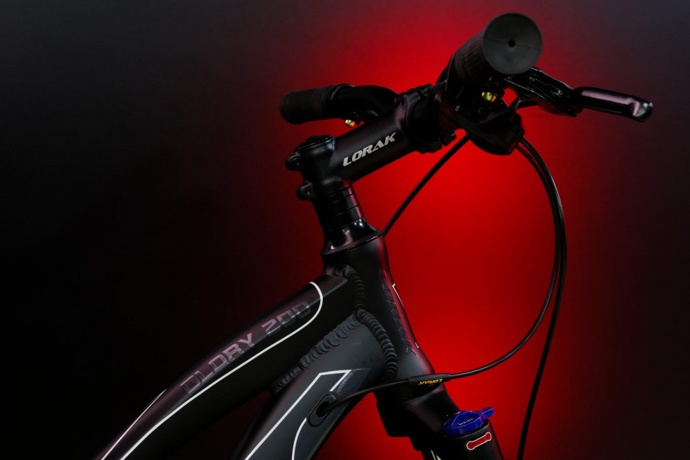 LORAK GLORY 200 8 sp Матовый Чёрный/Белый 19р (на рост 171-182)