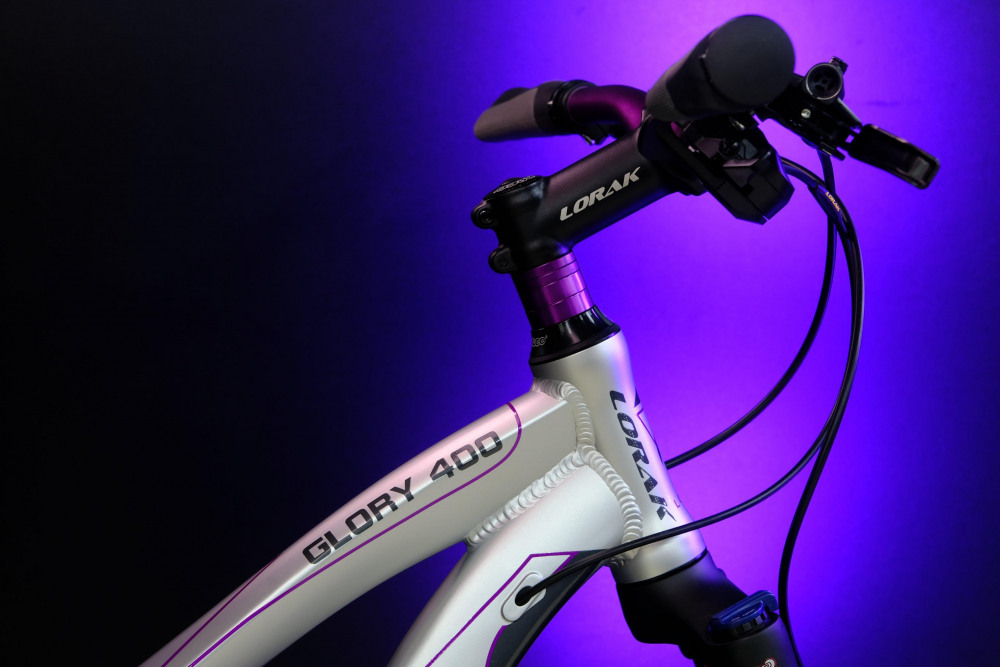 LORAK GLORY 400 9 sp Матовый Серебристый/Фиолетовый 15р (на рост 141-160)