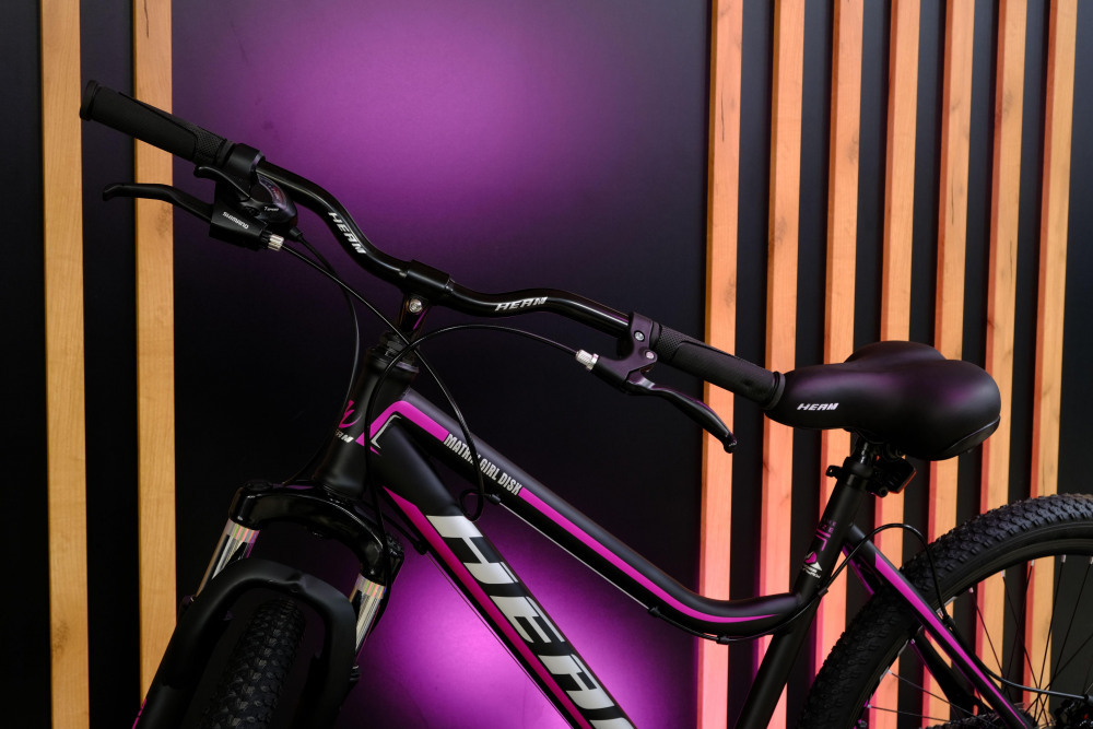 HEAM MATRIX 26 GIRL DISK Матовый Чёрный/Розовый рама 19 (на рост 171-182)